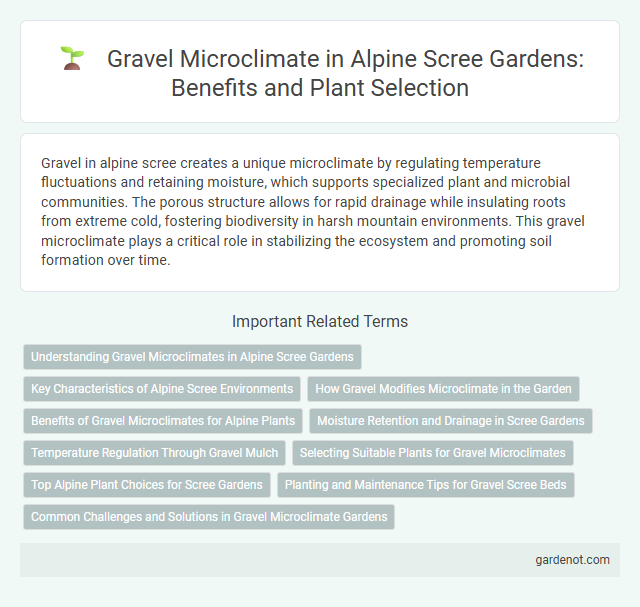 Gravel Microclimate in Alpine Scree Gardens: Benefits and Plant Selection