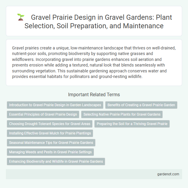 Gravel Prairie Design in Gravel Gardens: Plant Selection, Soil Preparation, and Maintenance