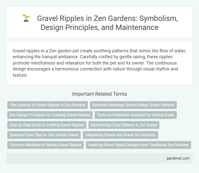 Gravel Ripples in Zen Gardens: Symbolism, Design Principles, and Maintenance