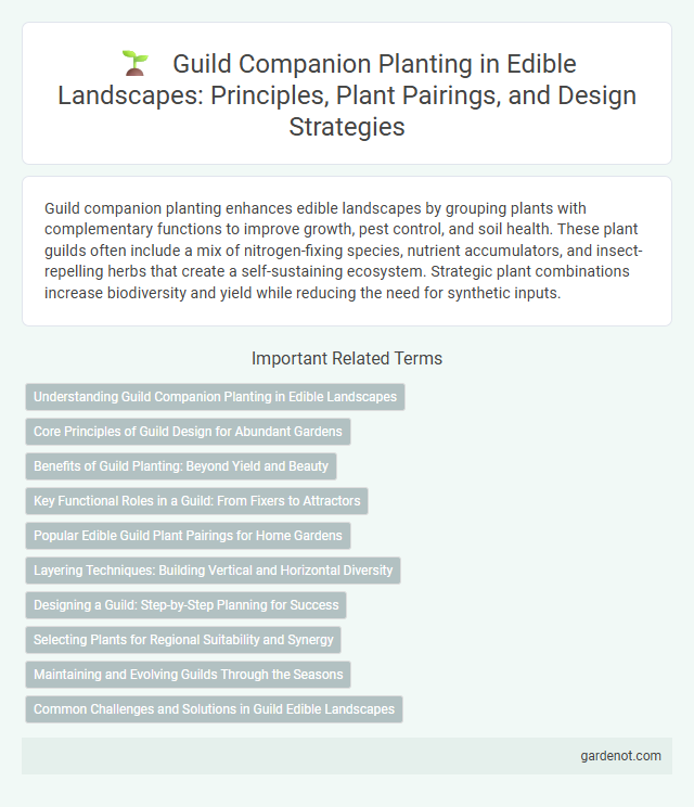 Guild Companion Planting in Edible Landscapes: Principles, Plant Pairings, and Design Strategies