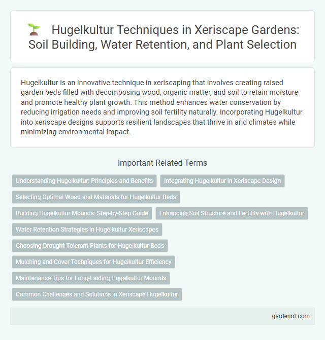 Hugelkultur Techniques in Xeriscape Gardens: Soil Building, Water Retention, and Plant Selection