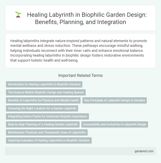 Healing Labyrinth in Biophilic Garden Design: Benefits, Planning, and Integration