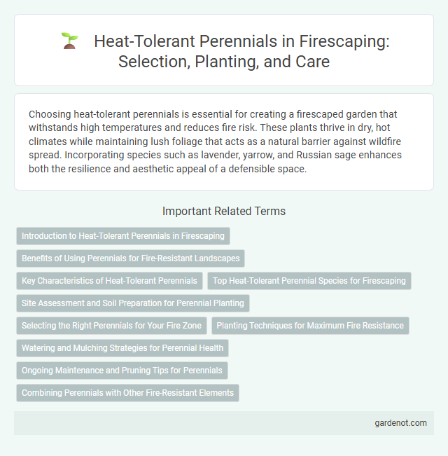 Heat-Tolerant Perennials in Firescaping: Selection, Planting, and Care