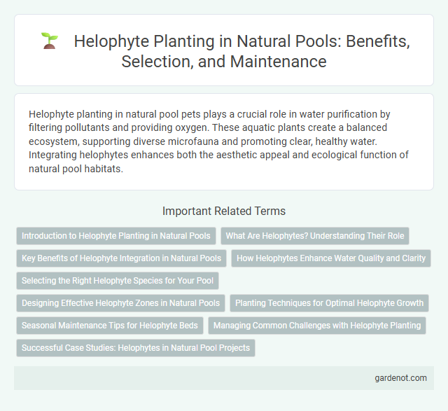 Helophyte Planting in Natural Pools: Benefits, Selection, and Maintenance