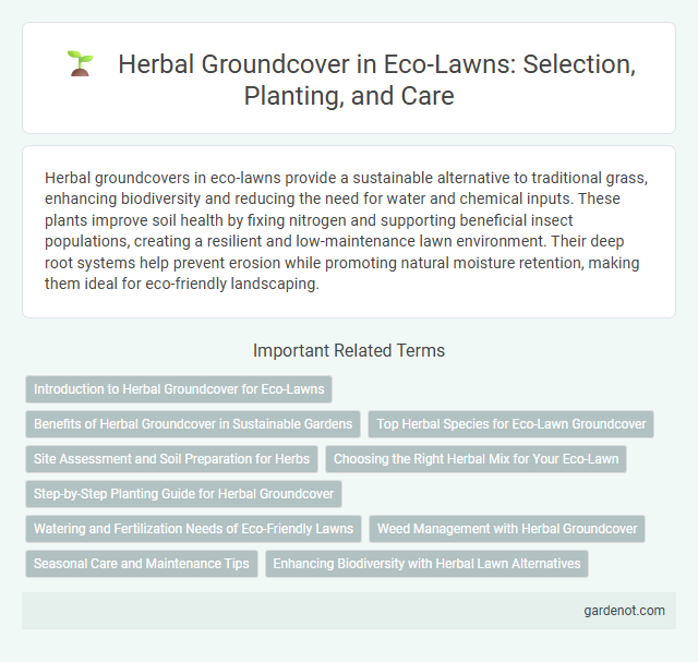 Herbal Groundcover in Eco-Lawns: Selection, Planting, and Care