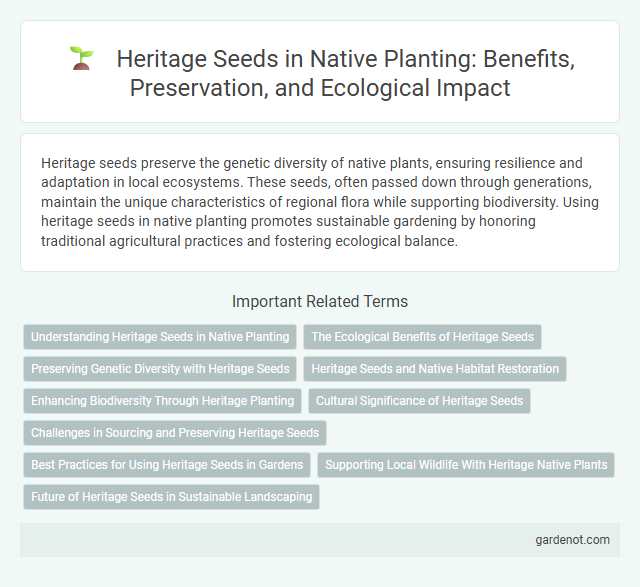 Heritage Seeds in Native Planting: Benefits, Preservation, and Ecological Impact