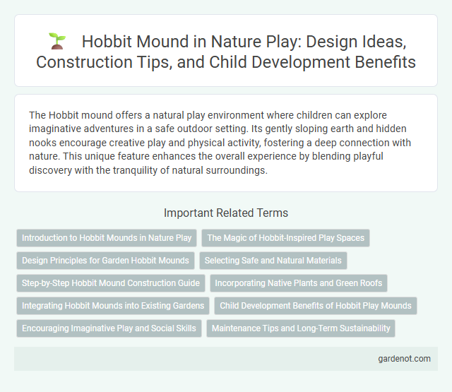 Hobbit Mound in Nature Play: Design Ideas, Construction Tips, and Child Development Benefits