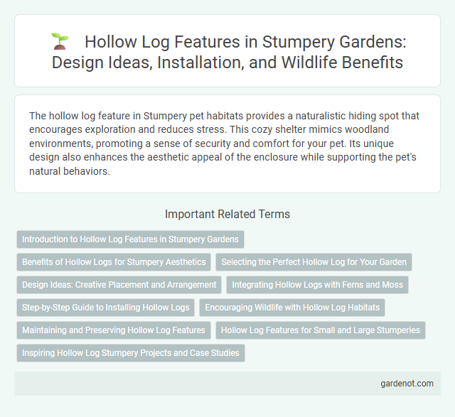 Hollow Log Features in Stumpery Gardens: Design Ideas, Installation, and Wildlife Benefits