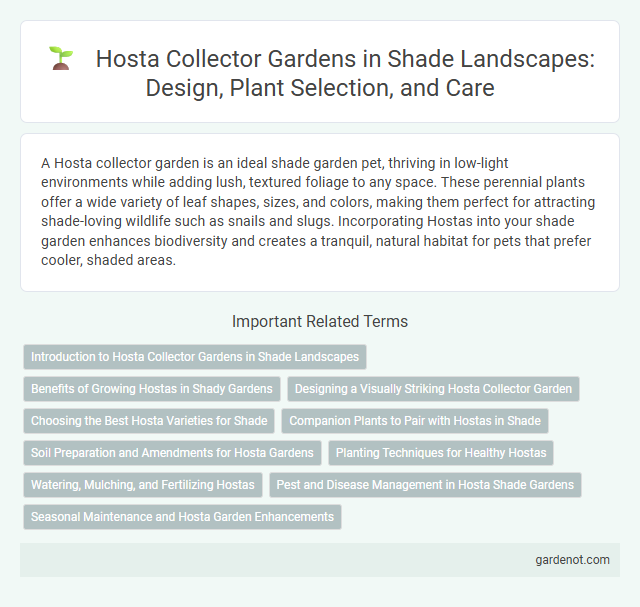 Hosta Collector Gardens in Shade Landscapes: Design, Plant Selection, and Care