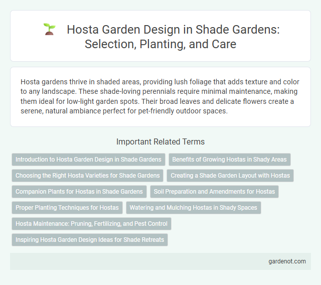 Hosta Garden Design in Shade Gardens: Selection, Planting, and Care