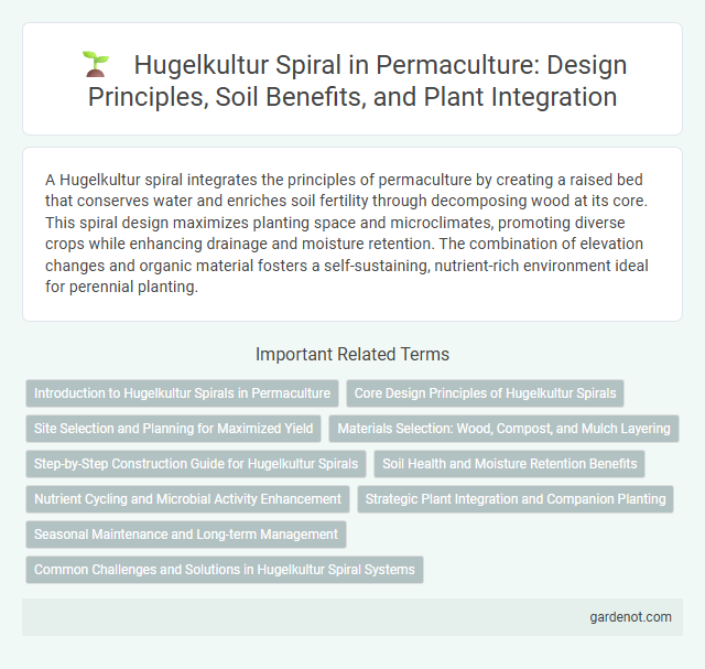 Hugelkultur Spiral in Permaculture: Design Principles, Soil Benefits, and Plant Integration