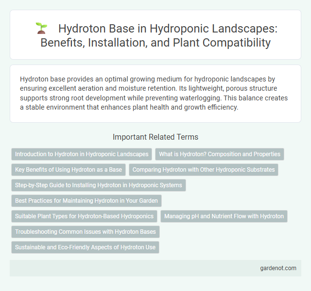 Hydroton Base in Hydroponic Landscapes: Benefits, Installation, and Plant Compatibility