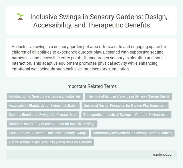 Inclusive Swings in Sensory Gardens: Design, Accessibility, and Therapeutic Benefits