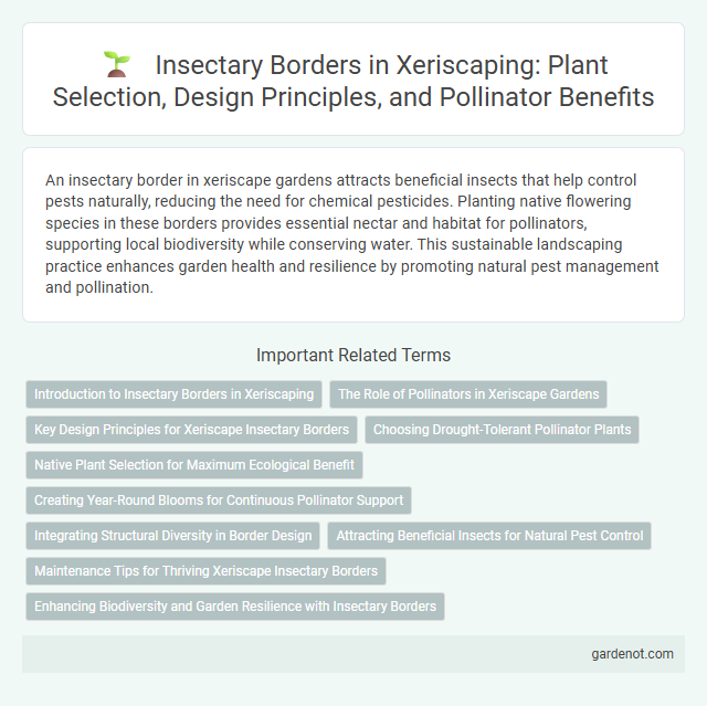 Insectary Borders in Xeriscaping: Plant Selection, Design Principles, and Pollinator Benefits