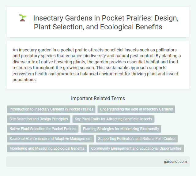 Insectary Gardens in Pocket Prairies: Design, Plant Selection, and Ecological Benefits