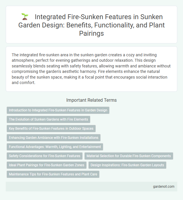 Integrated Fire-Sunken Features in Sunken Garden Design: Benefits, Functionality, and Plant Pairings