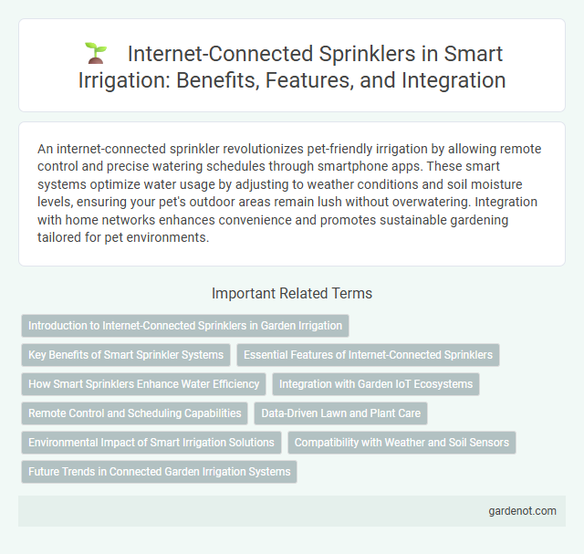 Internet-Connected Sprinklers in Smart Irrigation: Benefits, Features, and Integration