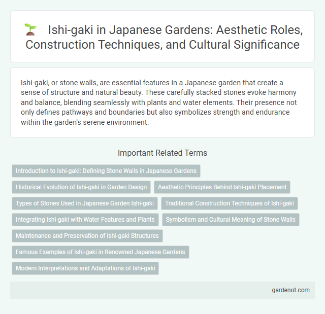 Ishi-gaki in Japanese Gardens: Aesthetic Roles, Construction Techniques, and Cultural Significance