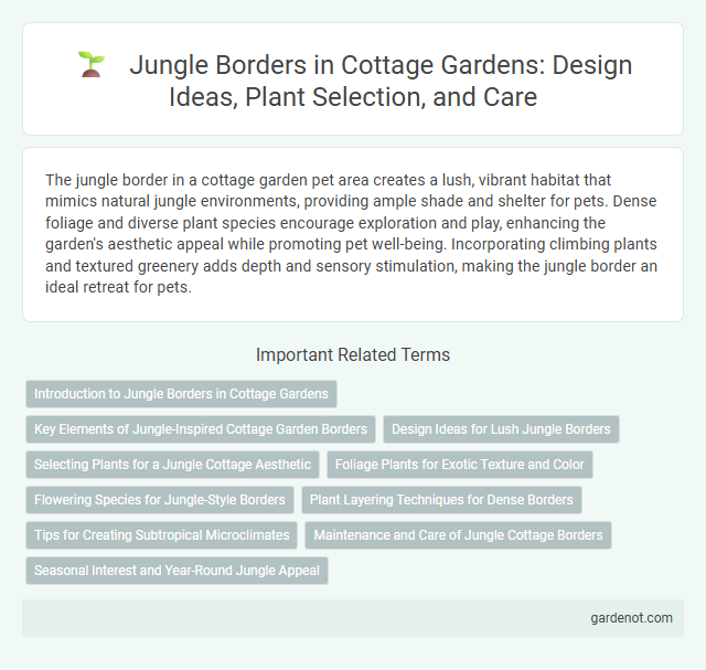 Jungle Borders in Cottage Gardens: Design Ideas, Plant Selection, and Care