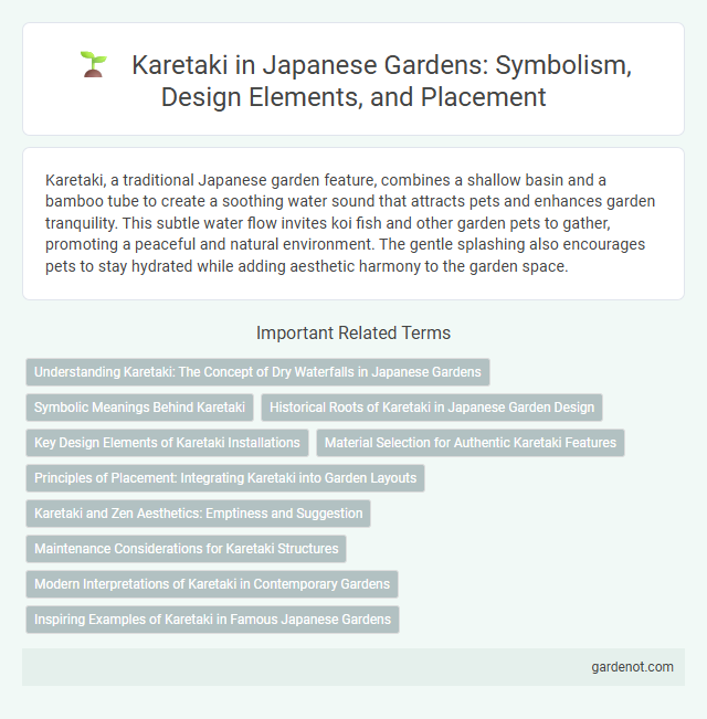 Karetaki in Japanese Gardens: Symbolism, Design Elements, and Placement