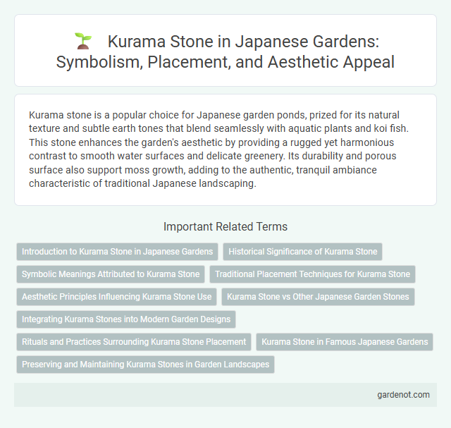 Kurama Stone in Japanese Gardens: Symbolism, Placement, and Aesthetic Appeal
