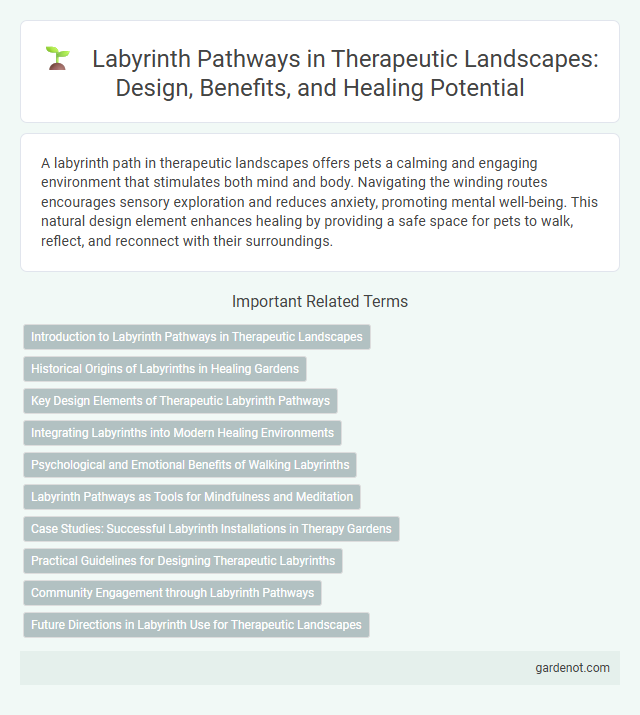 Labyrinth Pathways in Therapeutic Landscapes: Design, Benefits, and Healing Potential
