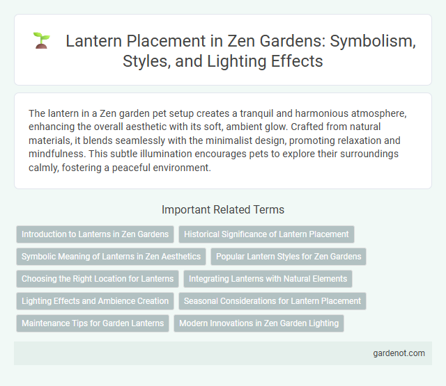 Lantern Placement in Zen Gardens: Symbolism, Styles, and Lighting Effects