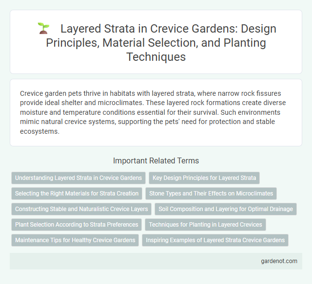 Layered Strata in Crevice Gardens: Design Principles, Material Selection, and Planting Techniques