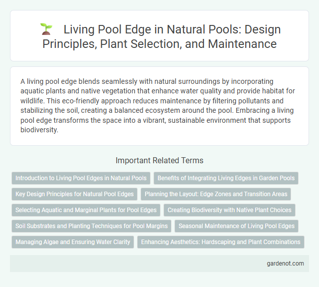 Living Pool Edge in Natural Pools: Design Principles, Plant Selection, and Maintenance