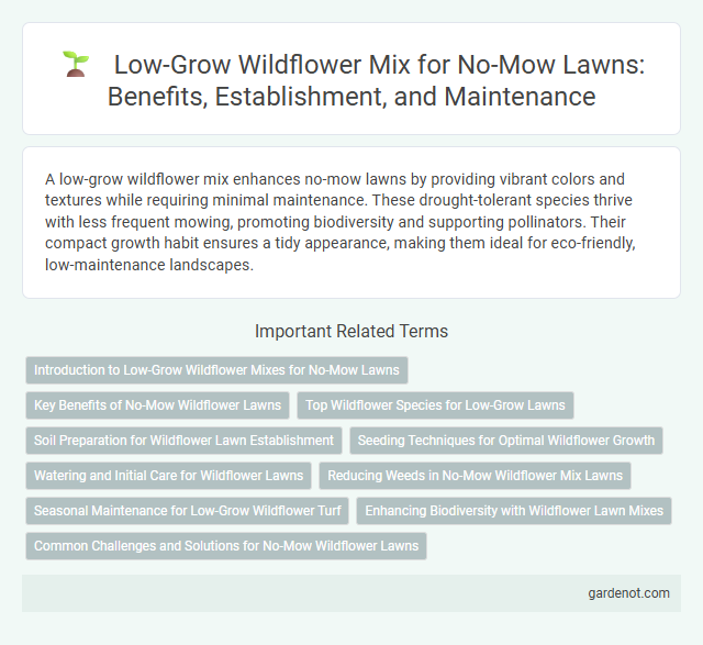 Low-Grow Wildflower Mix for No-Mow Lawns: Benefits, Establishment, and Maintenance
