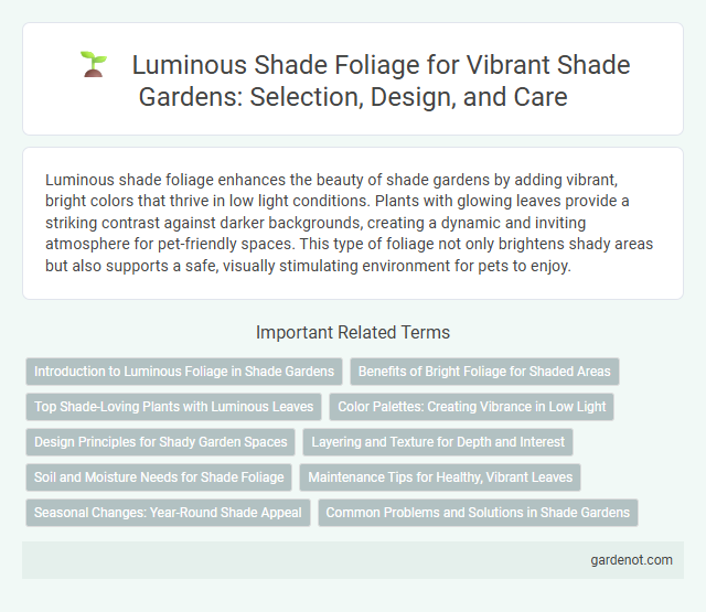 Luminous Shade Foliage for Vibrant Shade Gardens: Selection, Design, and Care