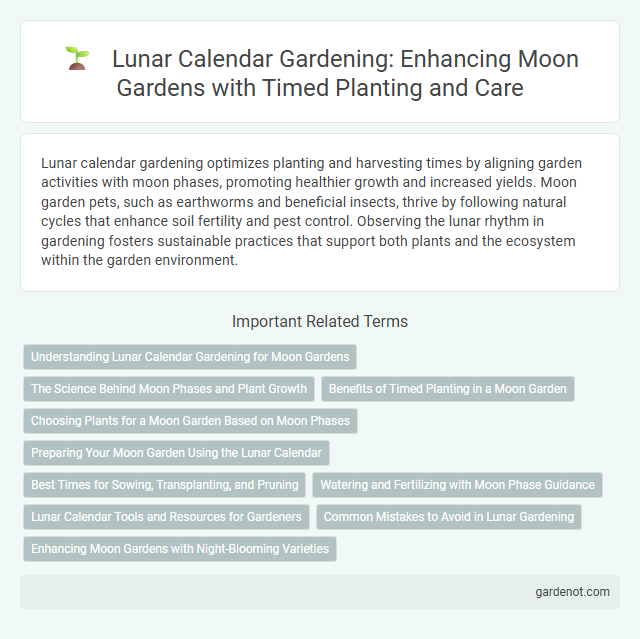 Lunar Calendar Gardening: Enhancing Moon Gardens with Timed Planting and Care