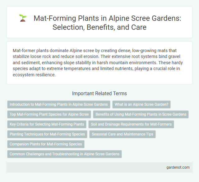 Mat-Forming Plants in Alpine Scree Gardens: Selection, Benefits, and Care
