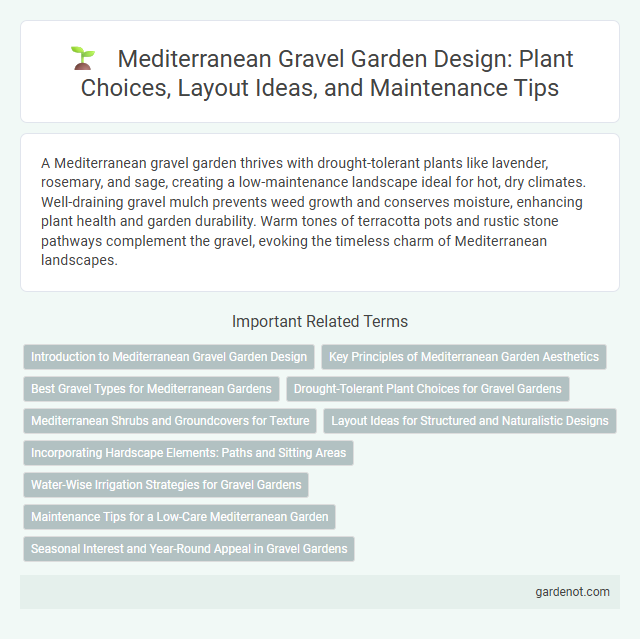 Mediterranean Gravel Garden Design: Plant Choices, Layout Ideas, and Maintenance Tips