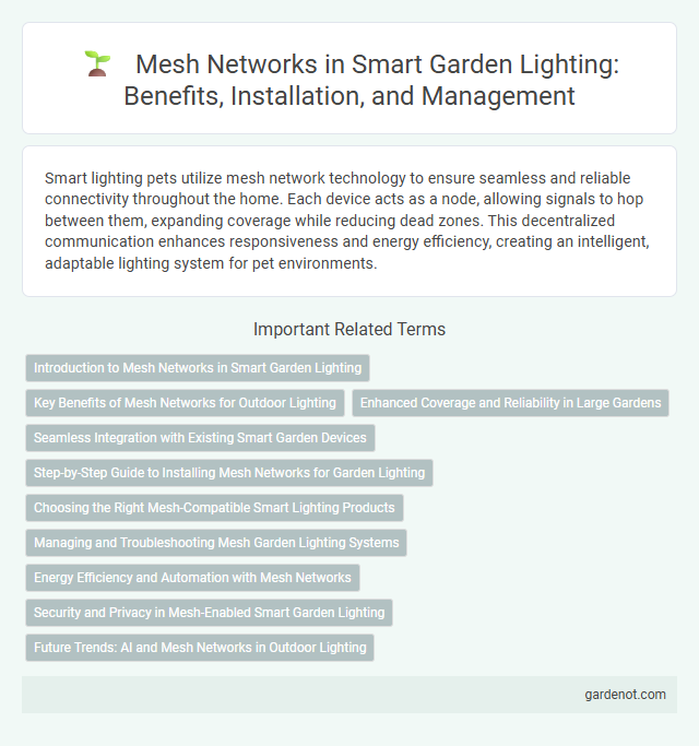 Mesh Networks in Smart Garden Lighting: Benefits, Installation, and Management