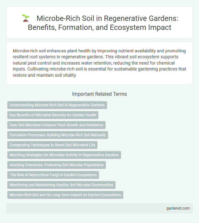 Microbe-Rich Soil in Regenerative Gardens: Benefits, Formation, and Ecosystem Impact
