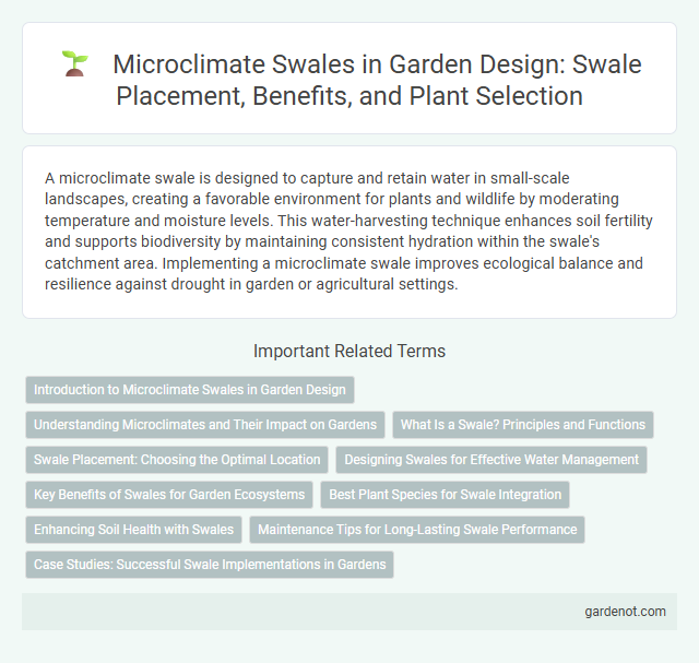 Microclimate Swales in Garden Design: Swale Placement, Benefits, and Plant Selection