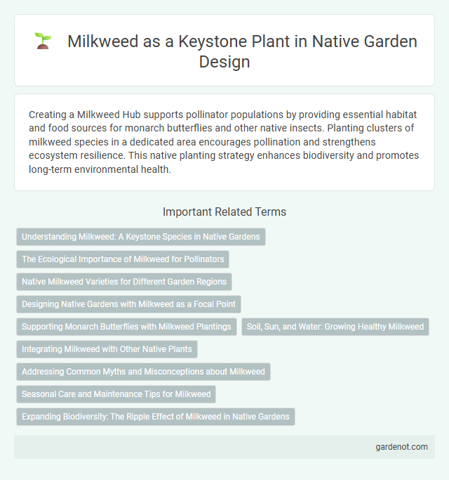 Milkweed as a Keystone Plant in Native Garden Design