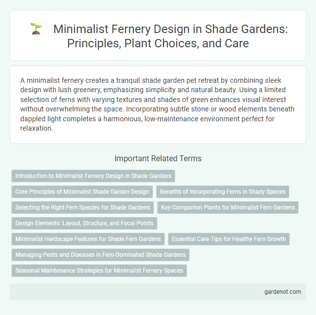Minimalist Fernery Design in Shade Gardens: Principles, Plant Choices, and Care