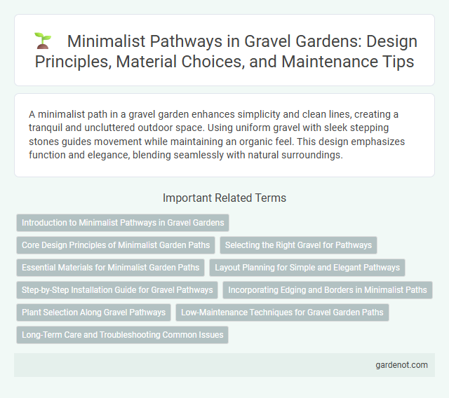 Minimalist Pathways in Gravel Gardens: Design Principles, Material Choices, and Maintenance Tips