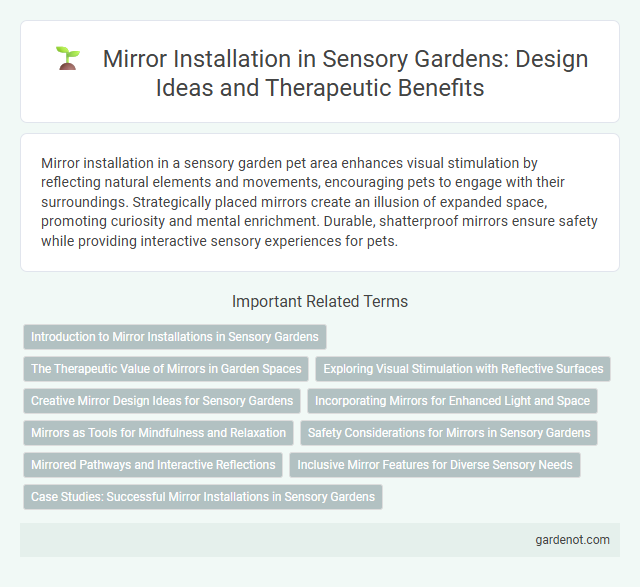 Mirror Installation in Sensory Gardens: Design Ideas and Therapeutic Benefits