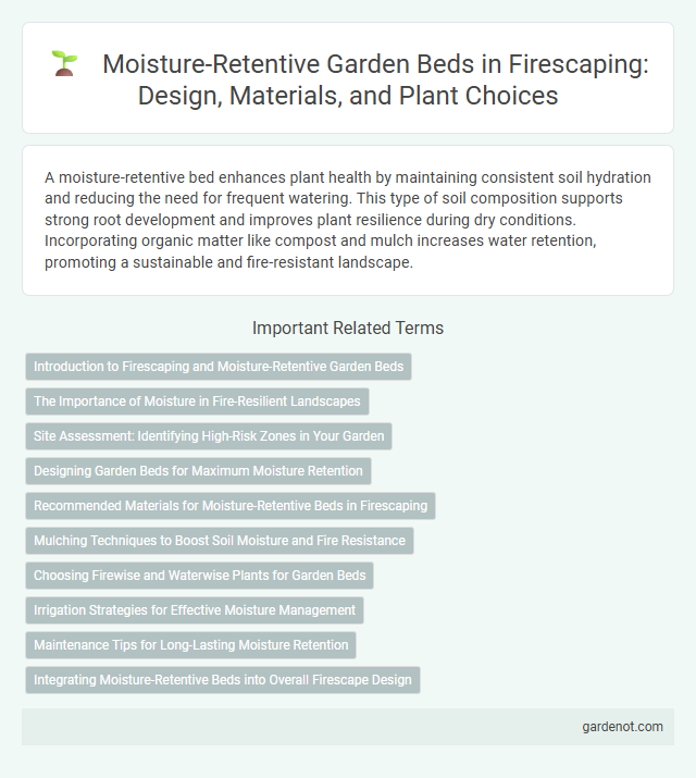 Moisture-Retentive Garden Beds in Firescaping: Design, Materials, and Plant Choices