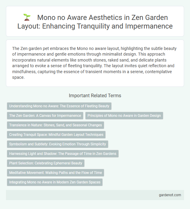 Mono no Aware Aesthetics in Zen Garden Layout: Enhancing Tranquility and Impermanence