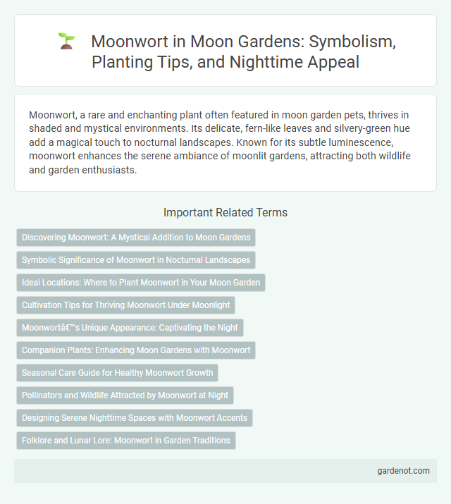 Moonwort in Moon Gardens: Symbolism, Planting Tips, and Nighttime Appeal