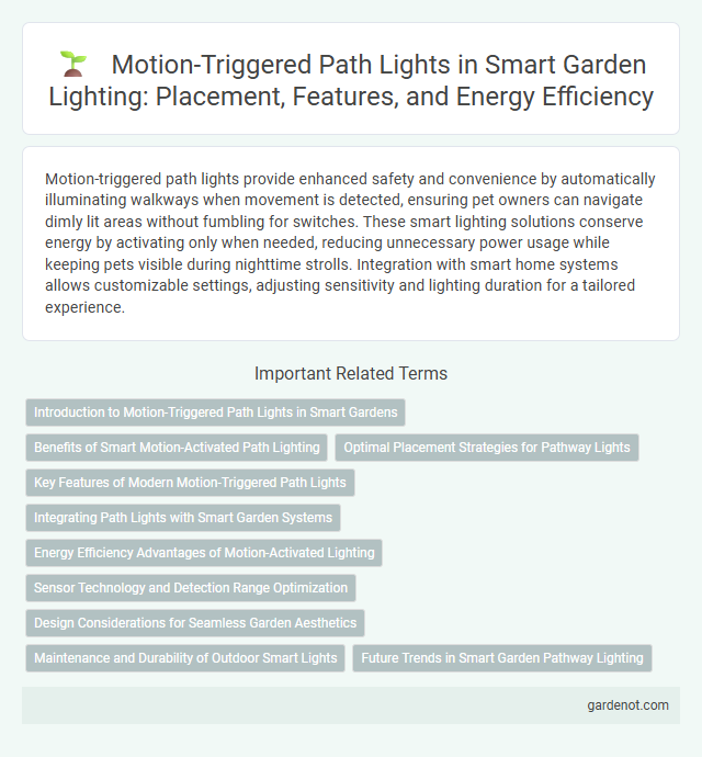 Motion-Triggered Path Lights in Smart Garden Lighting: Placement, Features, and Energy Efficiency