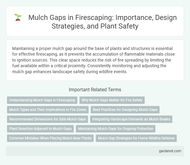 Mulch Gaps in Firescaping: Importance, Design Strategies, and Plant Safety