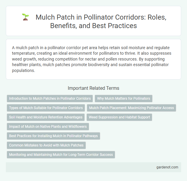 Mulch Patch in Pollinator Corridors: Roles, Benefits, and Best Practices