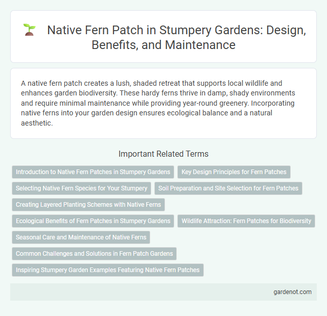 Native Fern Patch in Stumpery Gardens: Design, Benefits, and Maintenance