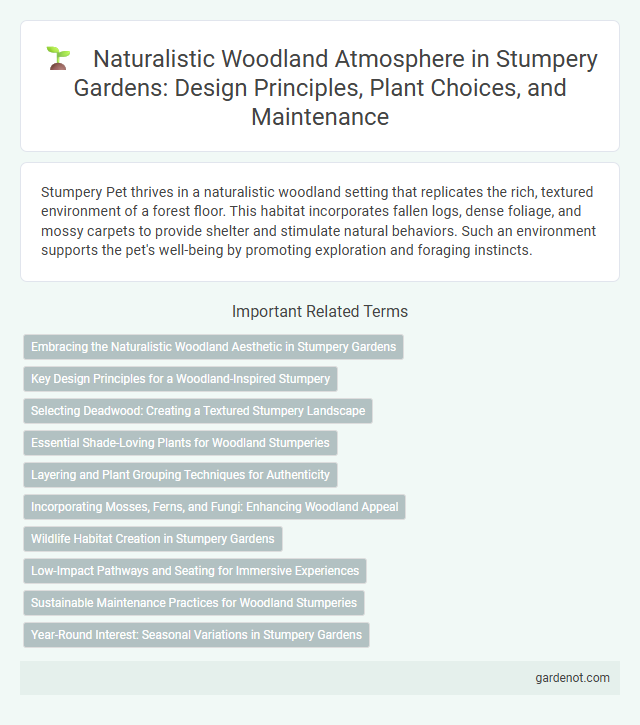 Naturalistic Woodland Atmosphere in Stumpery Gardens: Design Principles, Plant Choices, and Maintenance