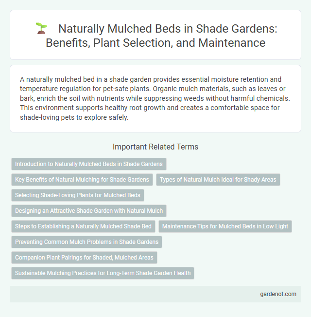 Naturally Mulched Beds in Shade Gardens: Benefits, Plant Selection, and Maintenance